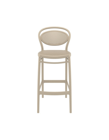 Chaise haute en résine Marcel toureterelle
