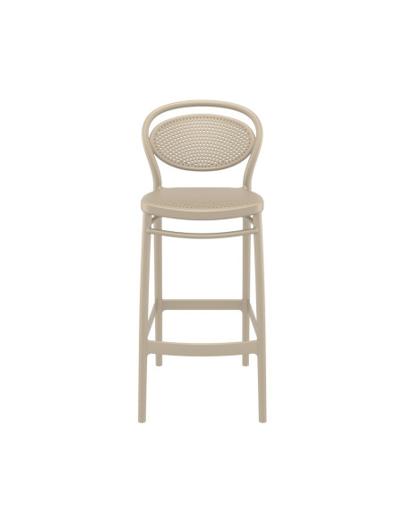 Chaise haute en résine Marcel toureterelle