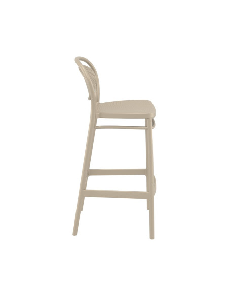 Chaise haute en résine Marcel toureterelle