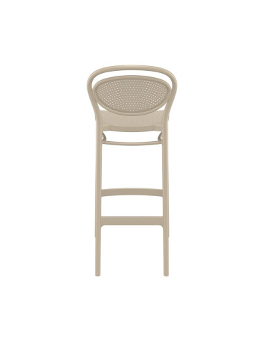 Chaise haute en résine Marcel toureterelle