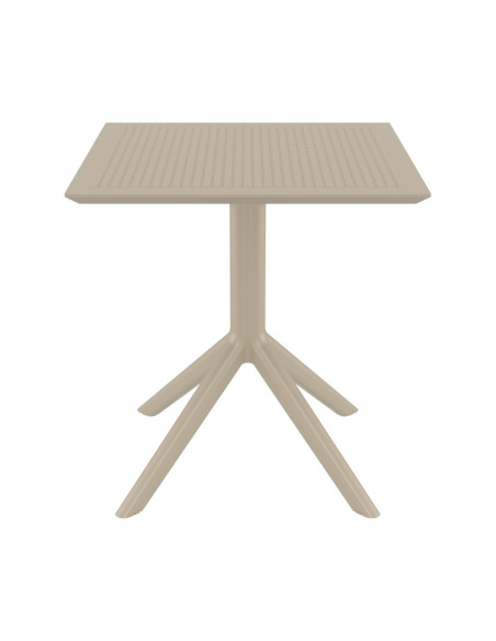 Table en résine SKY renforcé fibre de verre taupe