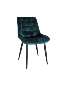 Chaise en métal CLEA emeraude