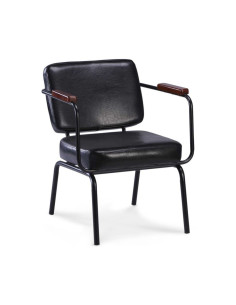 Fauteuil en métal TWIST fauve 2