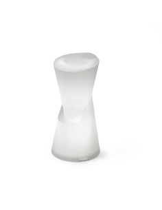 Tabouret en résine DOT version lumineuse filaire 2