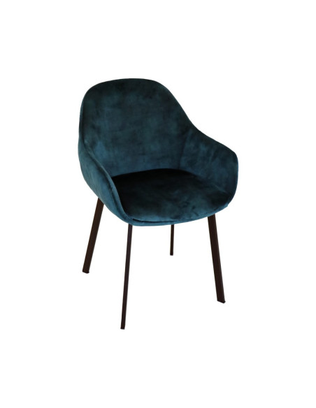 Fauteuil en métal FIORI emeraude