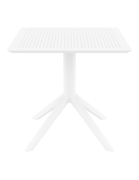 Table en résine SKY renforcé fibre de verre blanc