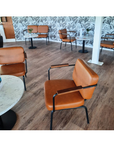 fauteuil twist fauve