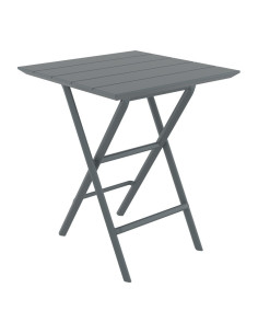 Table pliante en résine HELEN taupe 2