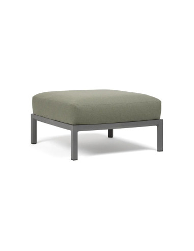 Pouf en résine MAXIMO renforcé fibre de verre avec coussin timo structure basalto