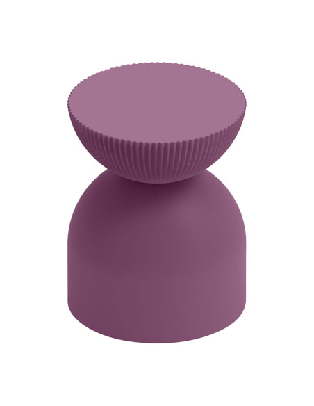 Tabouret en résine coloré ILLO traitement anti-UV coloris Ametista