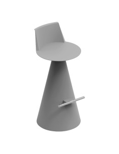 Chaise haute en résine LIRA colorée anti-UV ferro