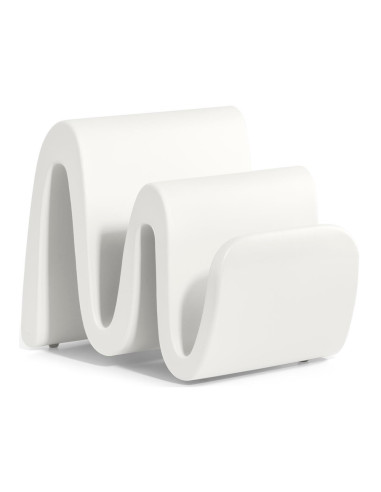 Porte-revues en résine WAVE rotomoulé traitement anti-UV perla