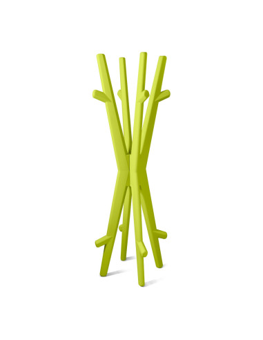Porte-manteau en résine TWINS rotomoulé traitement anti-UV vert tormalina