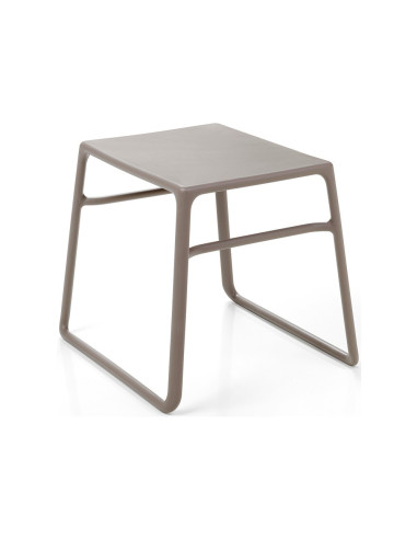 Table basse en résine POP taupe