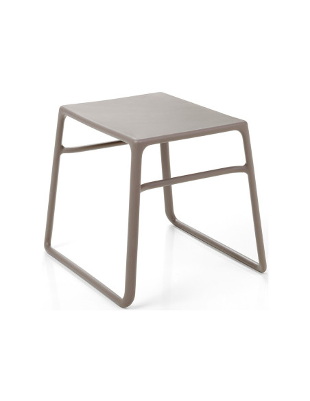 Table basse en résine POP taupe