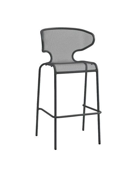 Chaise haute MOVIDA structure acier époxy