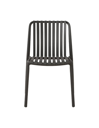Chaise NEW ALBA structure résine anthracite