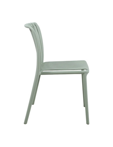 Chaise NEW ALBA structure résine vert pastel