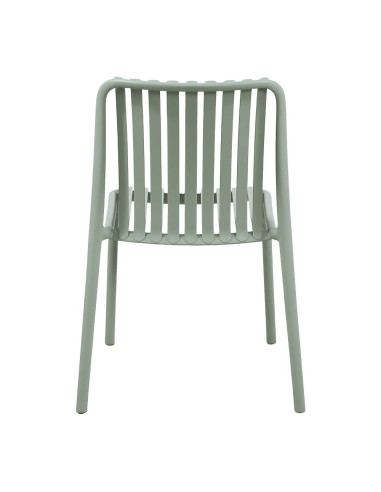 Chaise NEW ALBA structure résine vert pastel