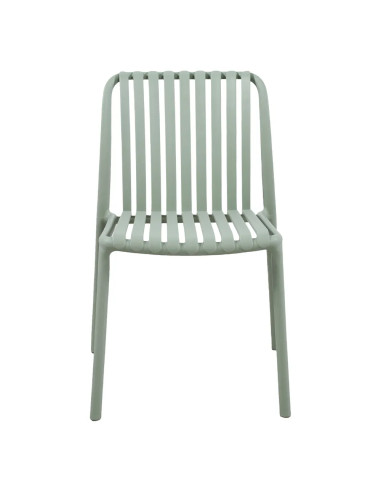 Chaise NEW ALBA structure résine vert pastel