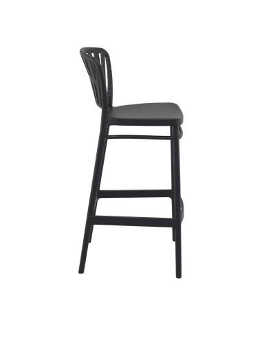 Chaise haute PORTOFINO structure résine noir