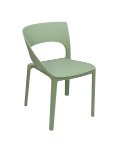 Fauteuil PAL structure résine vert amende