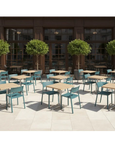 Chaise en résine TRILL ottario renforcé en fibre de verre 2