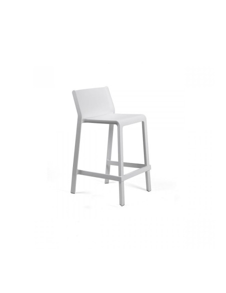 Chaise haute en résine TRILL MINI blanc renforcé en fibre de verre