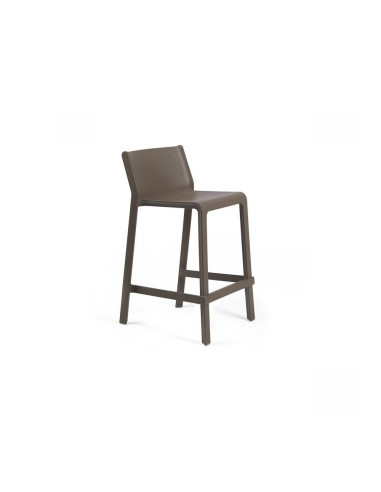 Chaise haute en résine TRILL MINI tabac renforcé en fibre de verre