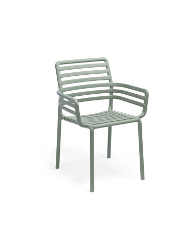 Fauteuil en résine DOGA menthe renforcé fibre de verre