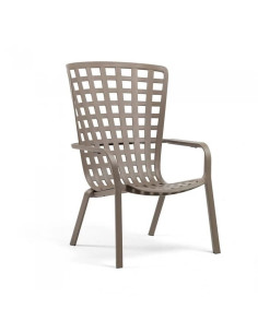 Fauteuil en résine FOLIO vert agave renforcé en fibre de verre inclinable 3 positions 2