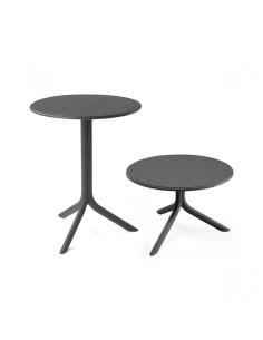 Table hauteur réglable en résine SPRITZ vert agave 2