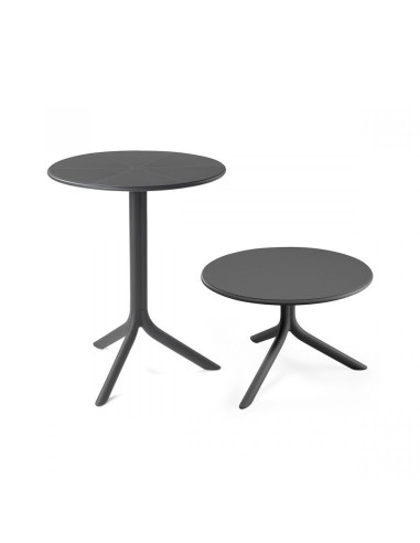 Table hauteur réglable en résine SPRITZ anthracite