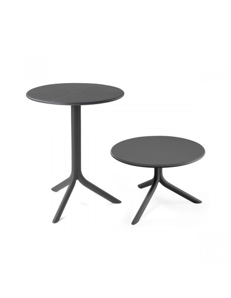 Table hauteur réglable en résine SPRITZ anthracite