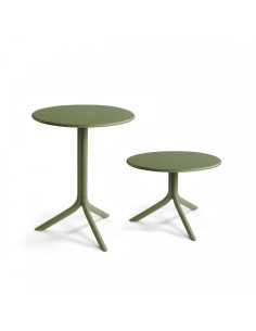 Table hauteur réglable en résine SPRITZ vert agave