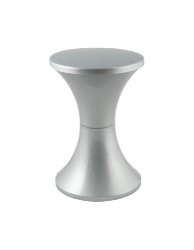 Tabouret en résine TAMTAM POP argent