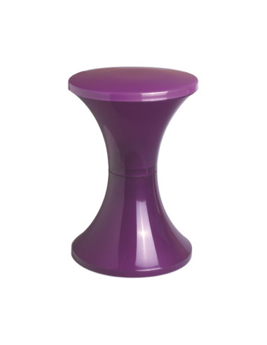 Tabouret en résine TAMTAM POP purple