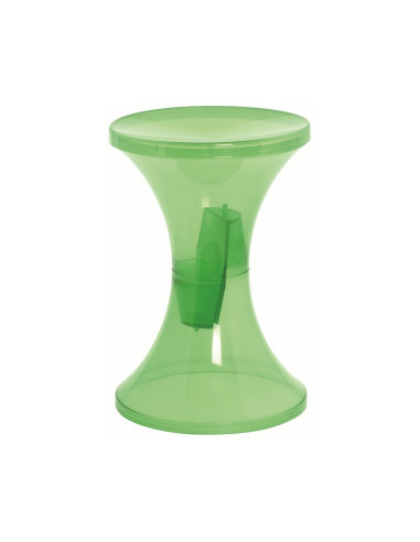 Tabouret en résine TAMTAM KRYSTAL lime