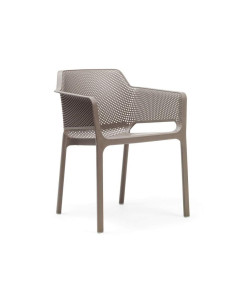 Fauteuil NET en résine ambre 2