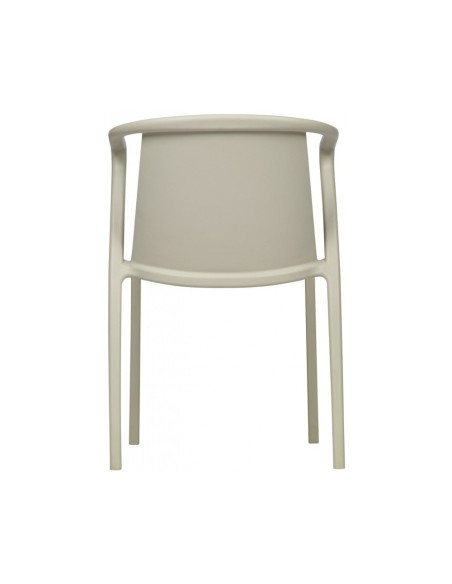 Fauteuil en résine FADO sable renforcé en fibre de verre
