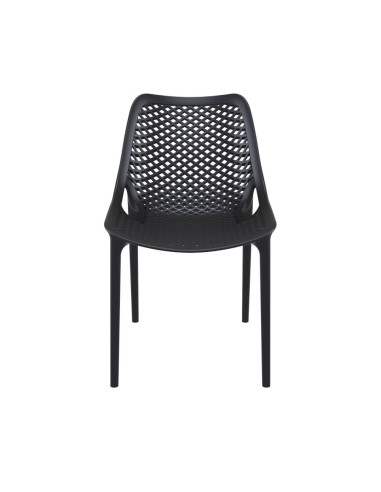 Chaise design en résine AIR noir
