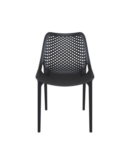 Chaise design en résine AIR noir