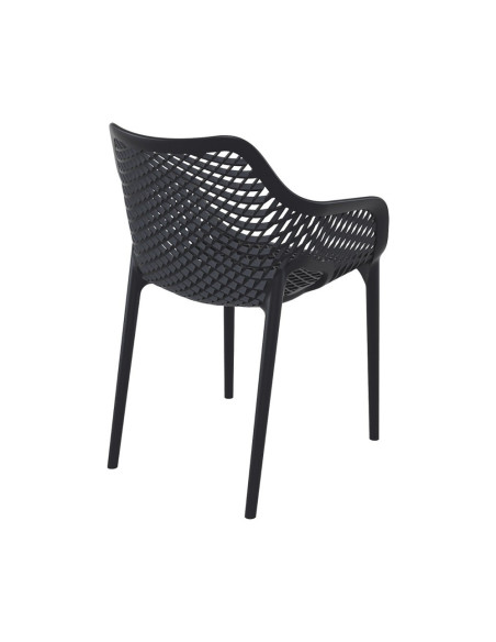 Fauteuil design en resine AIR noir