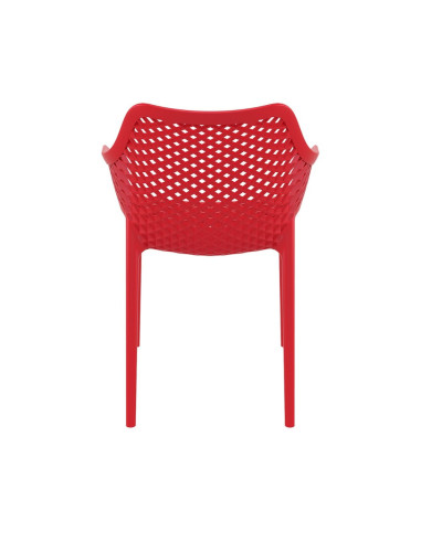 Fauteuil design en resine AIR rouge