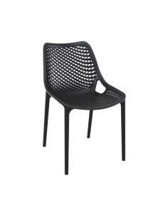 Chaise design en résine AIR noir