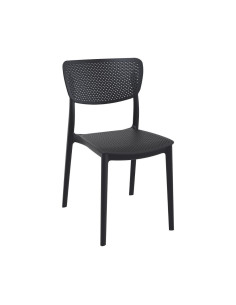 Chaise en résine LUCY noir