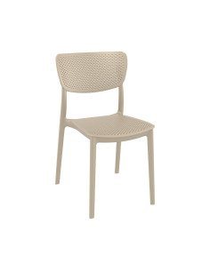 Chaise en résine LUCY noir 2