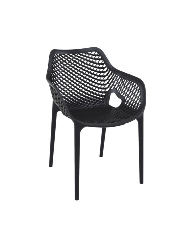 Fauteuil design en resine AIR noir