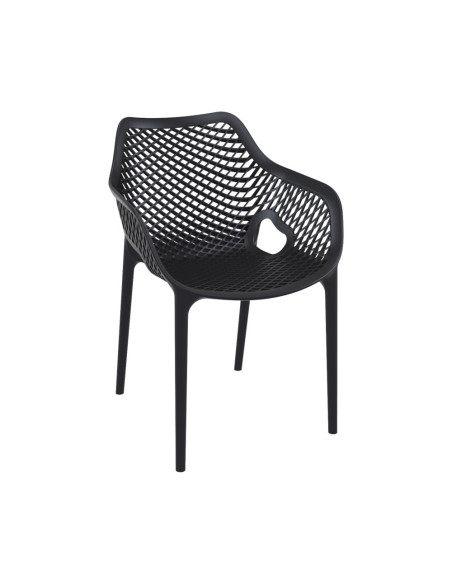 Fauteuil design en resine AIR noir