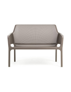 Banc en résine NET Nardi taupe